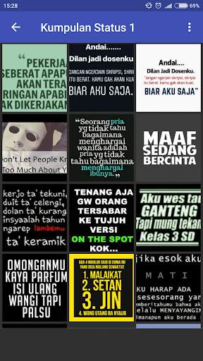 STATUS DP WA WALLPAPER UNIK GOKIL LUCU  OFFLINE screenshot 2