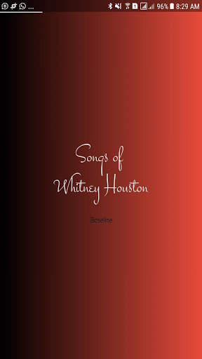 Songs of Whitney Houston screenshot 2