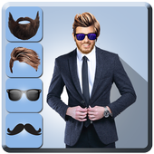 Men In Suit Photo Editor أيقونة