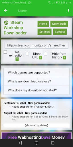 Steam Downloader screenshot 1