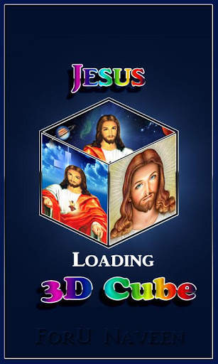 Jesus 3D Cube HD Live wallpaper screenshot 1