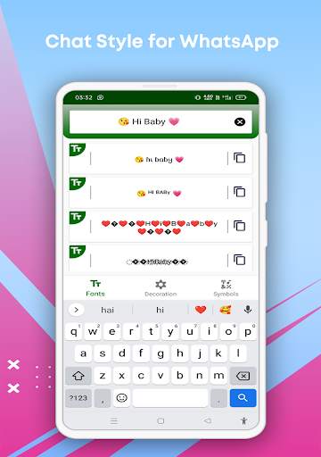 Chat Style for WhatsApp :Fonts screenshot 9