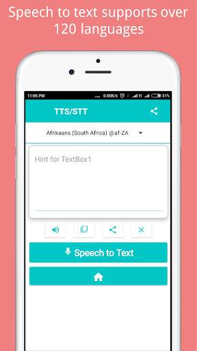 Speech to text /Text to Speech screenshot 3