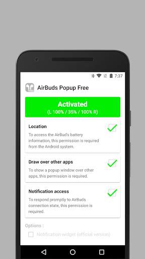 AirBuds Popup - airpod battery screenshot 4