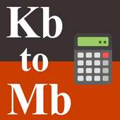 Kb to Mb Converter icon