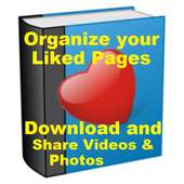 My Liked pages Manager for Facebook pages app.