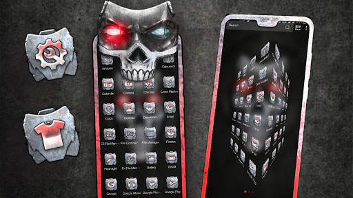 Metal Skull Mask Launcher screenshot 2