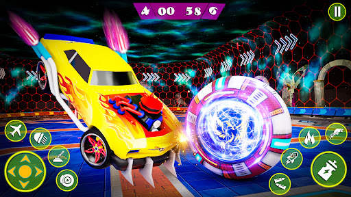 Rocket Car: Car Ball Games screenshot 5