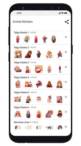 Funny Anime Sticker for WhatsApp screenshot 3