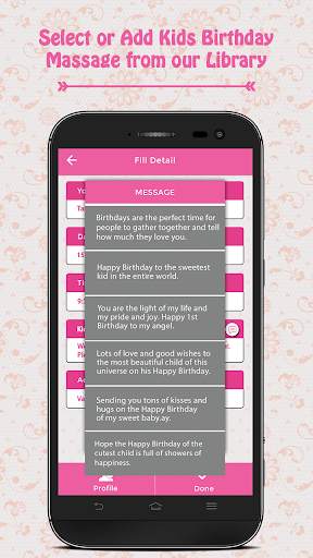Kids Birthday Invitation Maker screenshot 3