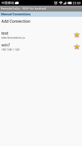 RemoteToGo RDP/VNC For Android скриншот 1