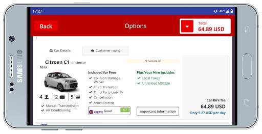 Car Rental Lite - Global Auto Rent -Worldwide Hire screenshot 3