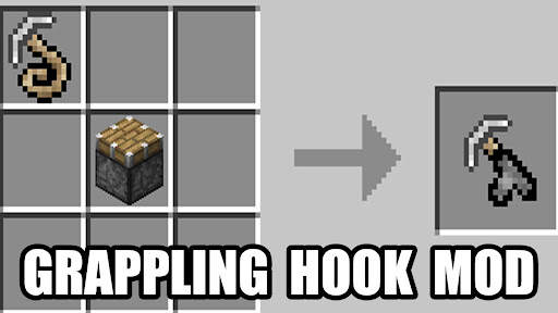 Grappling Hook Mod Minecraft screenshot 4