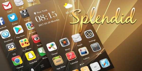 Splendid GO Launcher Theme screenshot 5