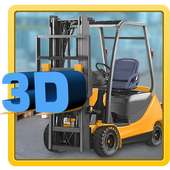 3D Forklift Driving logo