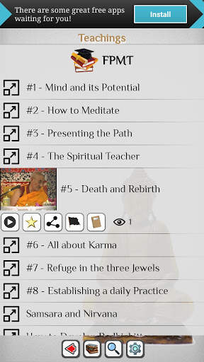 Buddhism - Lessons - Conferences screenshot 1