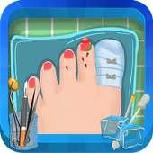 Toe Surgery Doctor Game logo