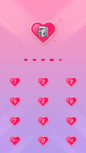 AppLock Live Theme Love screenshot 2