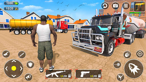 Oil Tanker Truck Driving Games screenshot 1