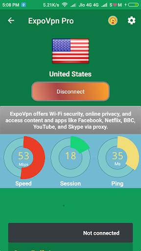 ExpoVpn Pro - Free Unlimited VPN & Secure Hotspot screenshot 6