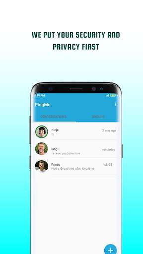 PingMe–Secure Chat screenshot 1