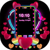 Heart Edge-LED Border light Live Wallpaper icon