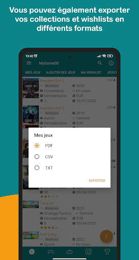 MyGameDB - Jeux Vidéo Tracker screenshot 8