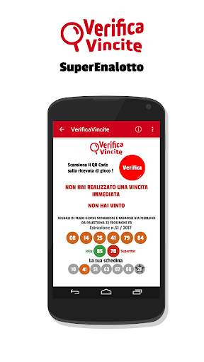 VerificaVincite 10eLotto Lotto SuperEnalotto screenshot 5