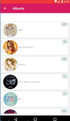 Tay Swift Lyrics Offline screenshot 6
