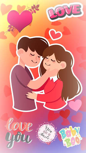 Love Couple Romantic WASticker screenshot 1