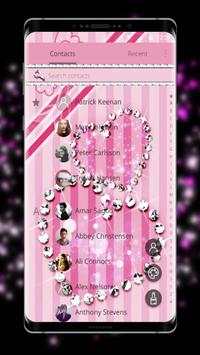 Pink Shiny and Diamond Heart Glitter Theme screenshot 5
