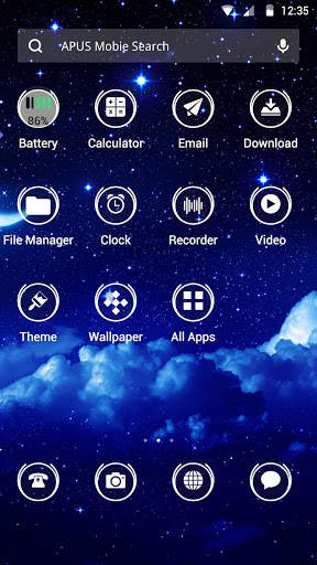 Dream APUS theme 2 تصوير الشاشة