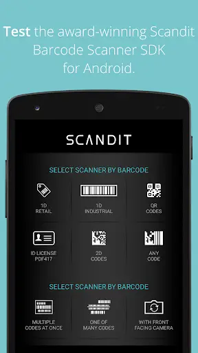 Scandit Barcode Scanner Demo screenshot 1