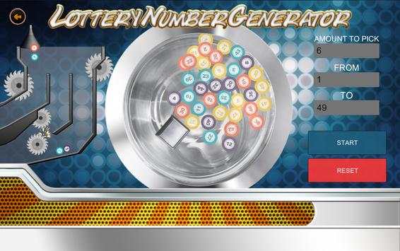 Lottery Number Generator screenshot 3
