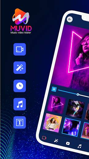 Muvid - Music Video Maker screenshot 1