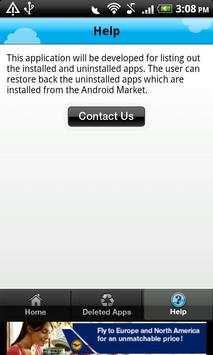 Recycle Bin - Restore Apps screenshot 1