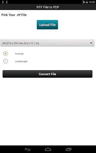 RTF File to PDF 10 تصوير الشاشة