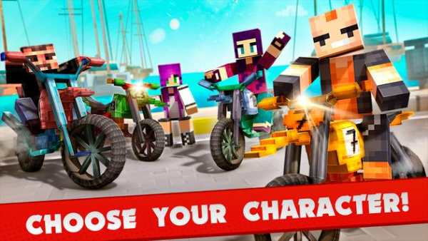 Crafting Motocross Bike Racer screenshot 12