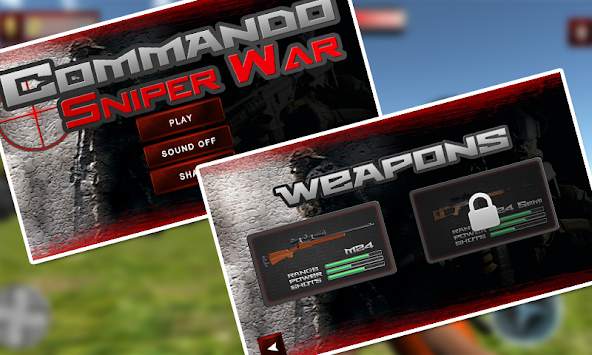Commando Sniper War 3D screenshot 2
