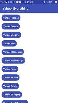 Yahoo! Everything 3 تصوير الشاشة