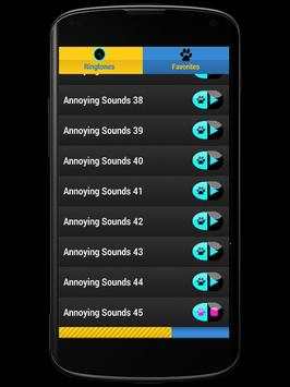 Annoying Sounds Ringtones 5 تصوير الشاشة