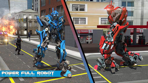 Dolphin Robot Car Fighting - Robot Transforming screenshot 1