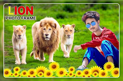 Lion Photo Frame screenshot 1