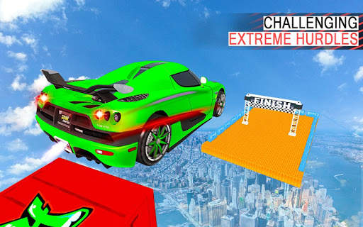 GT Car Racing Stunts-Crazy Impossible Tracks screenshot 1