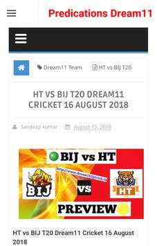 Predications Dream11 screenshot 4