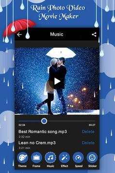 Rain Photo Video Maker With Music screenshot 3