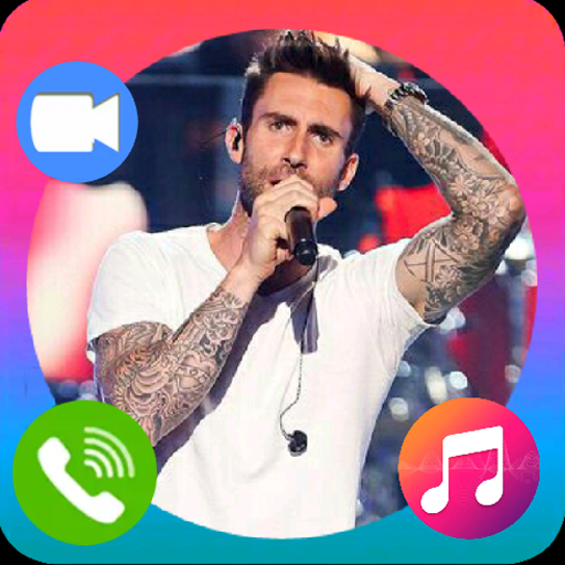 Adam Maroon V calling: Fake video call and song icon