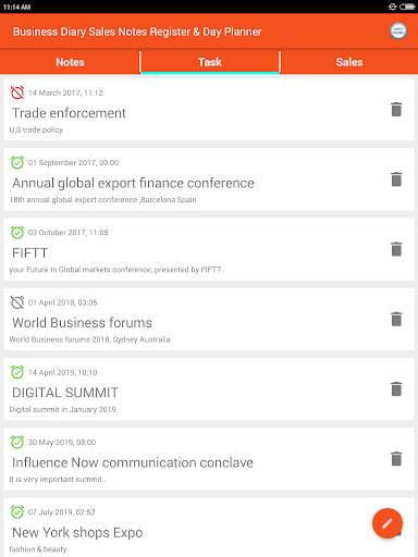 Business Diary Sales Notes Register & Day Planner screenshot 2