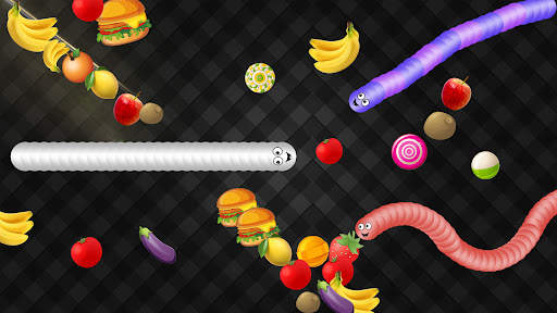 Slither Fun Worm io-Snake Game screenshot 3