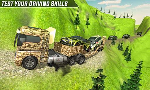 Army Car Transport Truck Driver 2019 screenshot 3